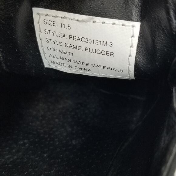 Perry Ellis Portfolio Men's Black Loafers Slip ons Dress Shoes Plugger Size 11.5 - Picture 8 of 10